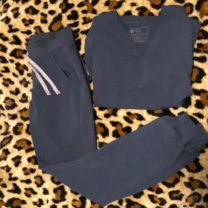 Figs dark harbor xs/xs tall set